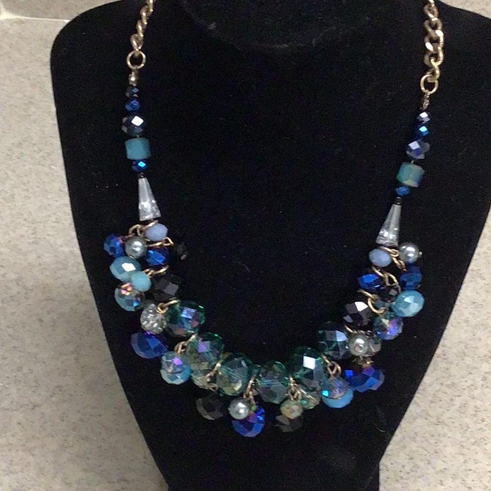 Necklace, beaded vtg